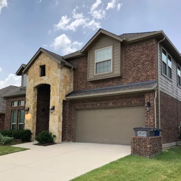 new roof on a home in Dallas after storm